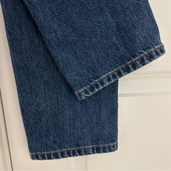 Everlane Curvy '90s Cheeky Straight Jean in Deep Atlantic Blue Organic Cotton 26 - Picture 7 of 11